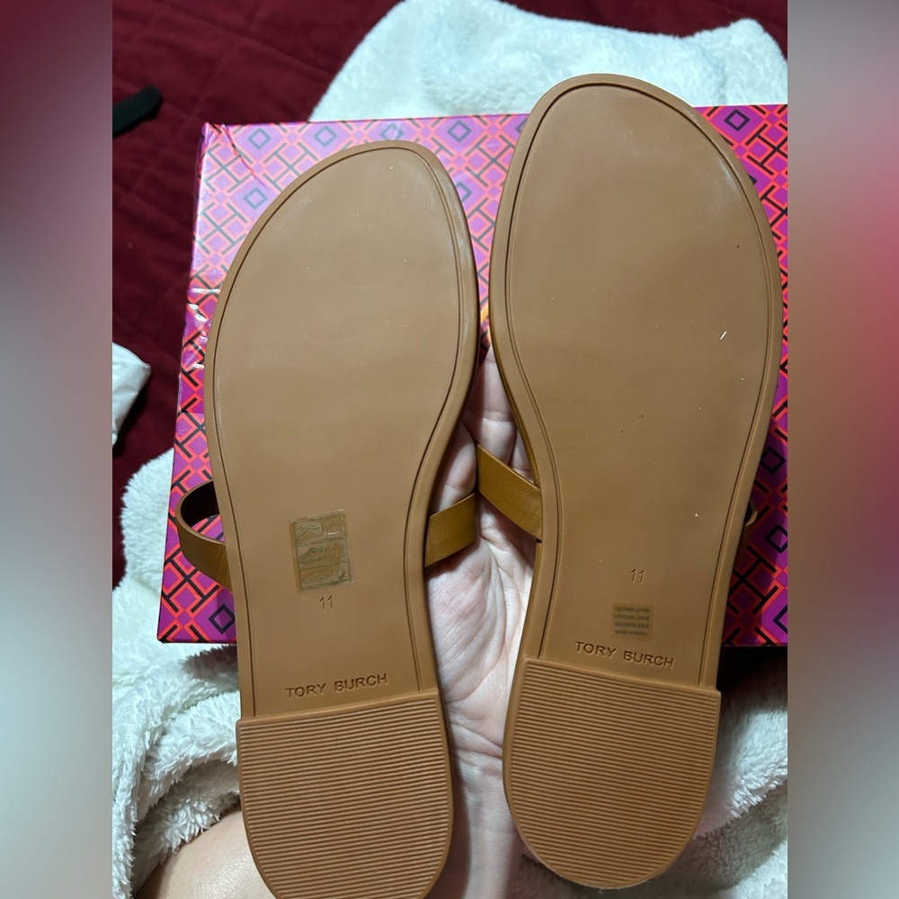 Tory Burch sandals 11 with shoe bag - Picture 3 of 9